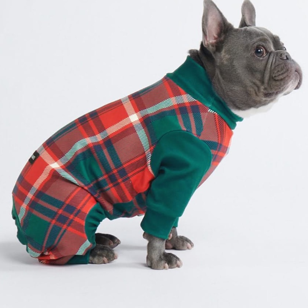 Spark Paws Plaid Dog Pajamas